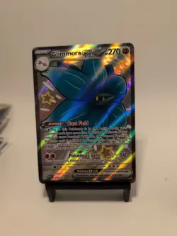 Glimmora ex 218/091 Paldean Fates Full Art Shiny Ultra Rare Pokemon TCG Card NM - Image 1