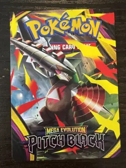 Mega Excadrill ex Trainer Tips Card from ME05: Pitch Black Build and Battle - Image 1