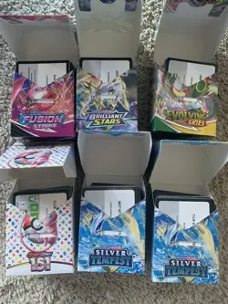1000 Pokemon Online Code Cards TCG LIVE Bulk Lot From Swsh-S/V Era Unused - Image 1