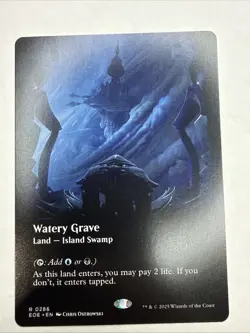 Magic the Gathering - Watery Grave (Borderless) Edge of Eternities Regular NM - Image 1