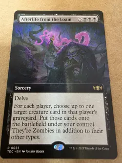 Afterlife from the Loam - (Extended Art) Tarkir: Dragonstorm Regular - Mtg - Image 1