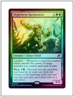 Mightform Harmonizer, Foil, Edge of Eternities, Magic MTG NM - Image 1