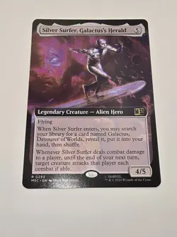 Silver Surfer, Galactus's Herald (Extended Art) Commander: Marvel Super... - Image 1