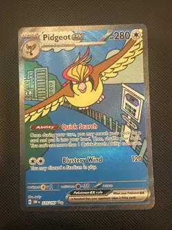 Pidgeot ex 225/197 - Pokemon TCG Obsidian Flames - Special Illustration Rare NM - Image 1