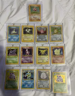 Pokemon Base Set Holo's TCG WOTC 1999 Holo 13-Card Set - Image 1