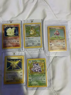 Pokemon Base Set Holo's TCG WOTC 1999 Holo 13-Card Set - Image 4