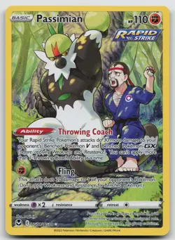 Passimian TG08/TG30 Holo Silver Tempest Trainer Gallery Pokemon NM 114 - Image 1