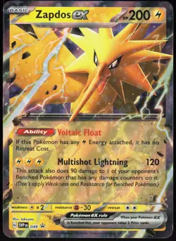 Zapdos ex 049 Scarlet & Violet Promo - Holo Pokemon NM/M (Promo) - Image 1