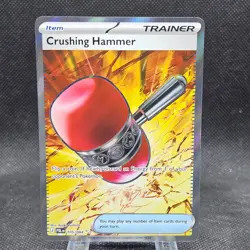 Crushing Hammer Ultra Rare Pokemon Pitch Black ME05 105/084 Full Art Foil - Image 1