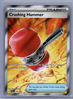 Crushing Hammer PBL 105/084 Pokemon Mega Evolution: Pitch Black Full Art - Image 1
