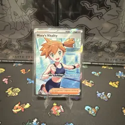 Misty's Vitality Trainer-Supporter Full Art Holo 111/084 PBL Pokemon TCG - Image 1