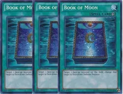 3x Yu-Gi-Oh! Book of Moon LCYW-EN270 1st Edition Secret Rare Playset - Image 1