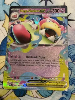 Pokemon TCG Mega Slowbro ex 031/084 Double Rare Pitch Black NM/M - Image 1