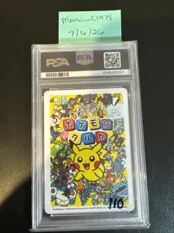 2025 POKEMON TARUKA SNORLAX PSA 10 GEM MT (PRISTINE CONDITION) - Image 2