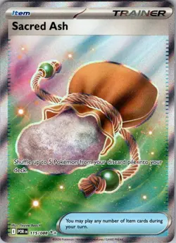 SACRED ASH 115/088 PERFECT ORDER HOLO POKEMON - Image 1
