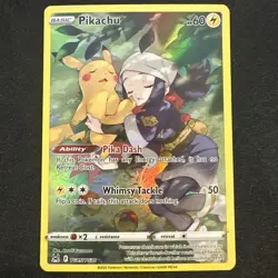 Pikachu 2022 Pokemon Sword & Shield Lost Origin Trainer Gallery #TG05/TG30 - Image 1