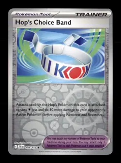 Hop's Choice Band 148/159 Uncommon Journey Together Pokemon Reverse Holo NM - Image 1