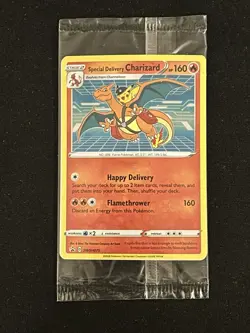 Pokemon Special Delivery Charizard SWSH075 Promo Sealed - Image 1