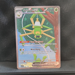 Spidops ex 243/198 SV01 Scarlet & Violet Base Set Full Art Holo HP 260 EN - Image 1