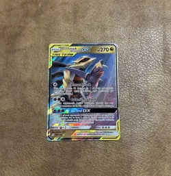 Pokemon TCG Garchomp and Giratina GX 146/236 Unified Minds Tag Team NM/ Mint - Image 1
