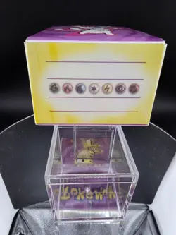 1999 WOTC, Pokemon, Pikachu and Mewtwo, Ultra Pro Deck Box. EMPTY BOX. - Image 5