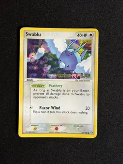 Pokemon - Swablu - 67/106 - 2005 EX Emerald Stamped Reverse Holo - Image 1