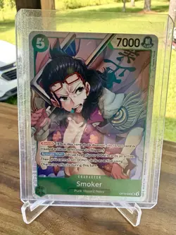 Smoker OP10-030 - One Piece TCG - SR Near-Mint English Super Rare Foil - Image 1