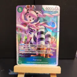 One Piece Perona OP14-033 SR AZURE SEA'S SEVEN ENGLISH OP14 Ships Immediately - Image 1