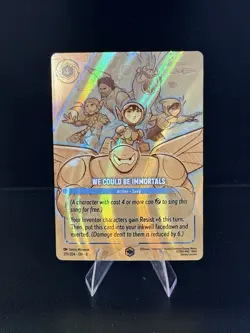 Disney Lorcana We Could Be Immortals (Enchanted) 219/204 Azurite Sea Holofoil - Image 1