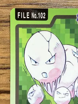 Pokemon Carddass Card Exeggcute File No.102 Bandai Pocket Monsters 1997 Japan - Image 3