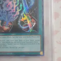 2022 Yugioh Runick Tip 1st Ed Collectors Rare PSA Graded 9 Card TAMA-EN029 BGS - Image 3