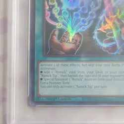 2022 Yugioh Runick Tip 1st Ed Collectors Rare PSA Graded 9 Card TAMA-EN029 BGS - Image 4