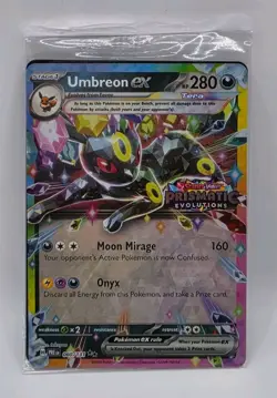 Pokemon TCG Umbreon EX 060/131 Prismatic Evolutions Sealed Promo Card - Image 1
