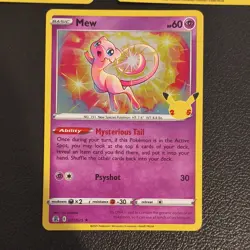 Pokemon TCG Mew 011/025 Celebrations Holo 25th Anniversary 3 Card Lot English - Image 4