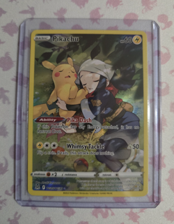 Pikachu TG05/TG30 Full Art Lost Origin Trainer Gallery Pokemon Card Mint - Image 1