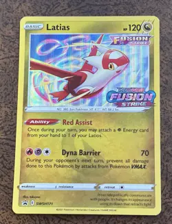 Latias SWSH171 Black Star Promo (Stamped) Holo Pokemon Card - Image 1