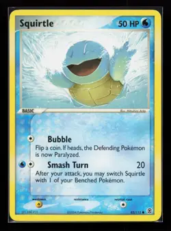 Squirtle 83/112 Common FireRed & LeafGreen Non Holo Pokemon Card - Image 1