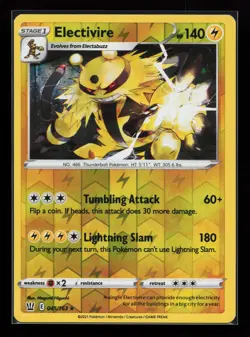 Electivire 045/163 Reverse Holo SWSH05: Battle Styles Pokemon Card - Image 1