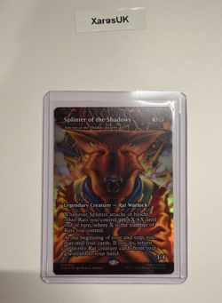 Splinter of the Shadows / Ashcoat of the Shadow Swarm TMNT 0006 Mythic FOIL - Image 1