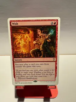 Magic: The Gathering Sorcery Wish Wish Rare Regular - Image 1