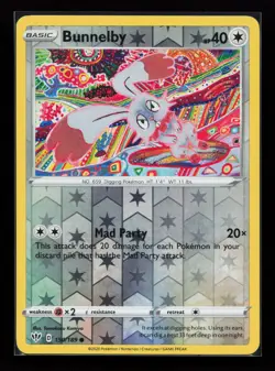Bunnelby 150/189 Common SWSH03: Darkness Ablaze Reverse Holo Pokemon Card - Image 1