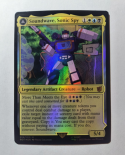 Soundwave, Sonic Spy Soundwave, Superior Captain Foil 014/015 - Image 1