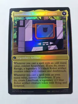 Soundwave, Sonic Spy Soundwave, Superior Captain Foil 014/015 - Image 2