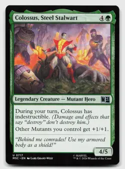 Colossus, Steel Stalwart 717 Commander: Marvel Super Heroes MTG NM - Image 1
