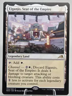 Eiganjo, Seat of the Empire X1 NEO MTG Kamigawa Neon Dynasty - Image 1