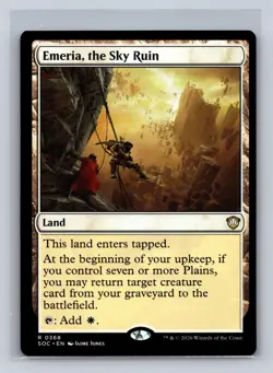 Emeria, the Sky Ruin 368 Commander: Secrets of Strixhaven MTG NM - Image 1