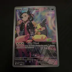 Pokemon TCG - Marnie's Morpeko SVP 206 Black Star Promo Card - NM - Image 1