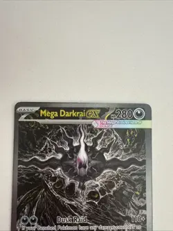 Mega Darkrai Ex Special Illustration Rare Pokemon TCG Pitch Black 116/084 NM - Image 2