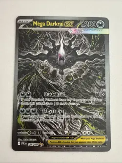Mega Darkrai Ex Special Illustration Rare Pokemon TCG Pitch Black 116/084 NM - Image 1