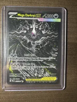 Mega Darkrai Ex Special Illustration Rare Pokemon TCG Pitch Black 116/084 NM - Image 1